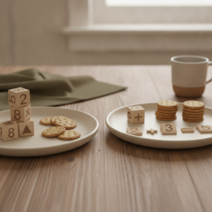 Counting blocks and crackers for math