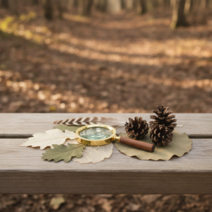 Natural treasures collected on a nature walk